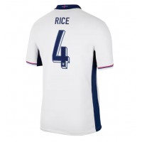 England Declan Rice #4 Replica Home Shirt Euro 2024 Short Sleeve